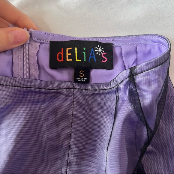 🌸DOLLS KILL/dELiA*s Y2K Low Rise Midi Skirt with Slit🌸 - Picture 6 of 6